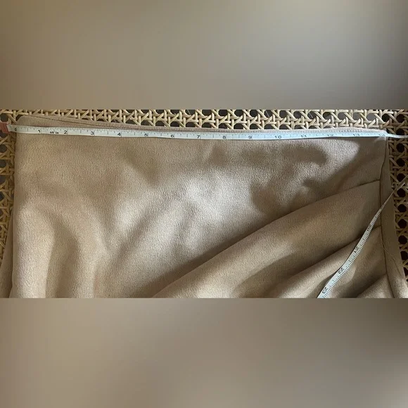 SHEIN BAE Wrap Faux Suede Skirt Side Zip Size Large 8/10 - Picture 9 of 11